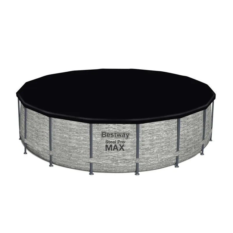 Couverture pour piscine tubulaire Bestway 58249 de 488 cm.