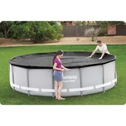Couverture pour 427 cm Bestway 58248 piscine tubulaire.