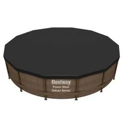 Couverture pour 427 cm Bestway 58248 piscine tubulaire.