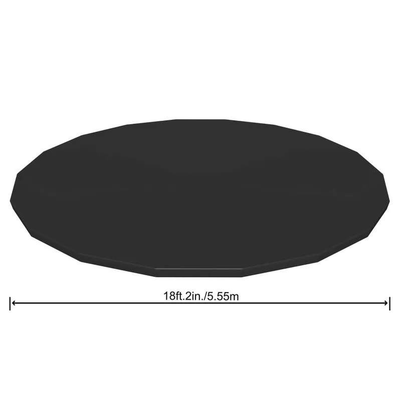Couverture pour piscine tubulaire Bestway 58039 de 549 cm.