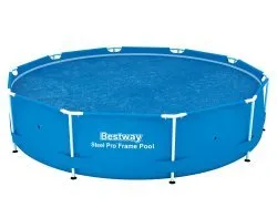 Couverture solaire pour piscines à cadre de 305 cm Bestway 58241.