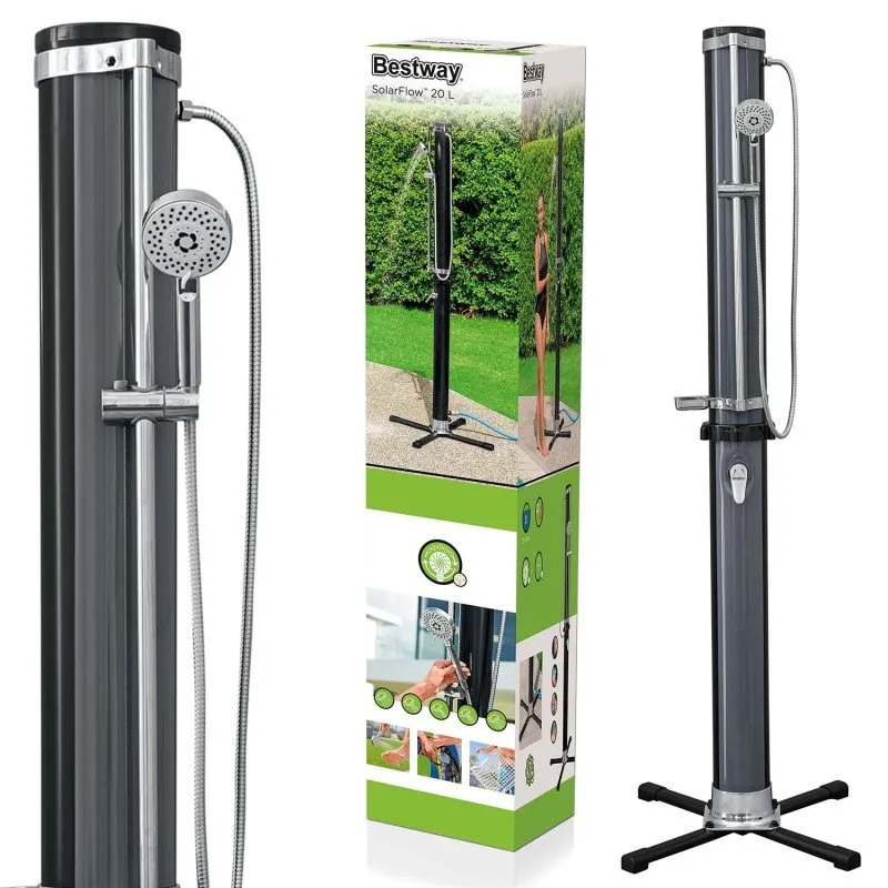 Douche solaire Bestway 58696 de couleur verte, idéale pour le jardin