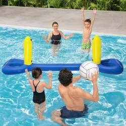 Jeu de volley-ball flottant pour piscine 252 x 64 cm Bestway 52133.