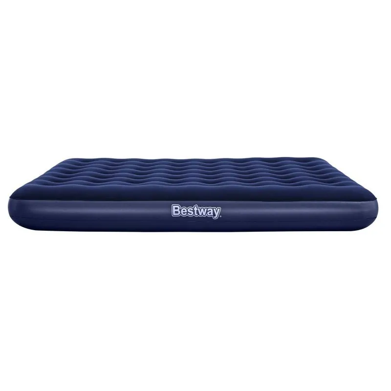 Idéal pour la chambre ou le camping, matelas gonflable avec pompe