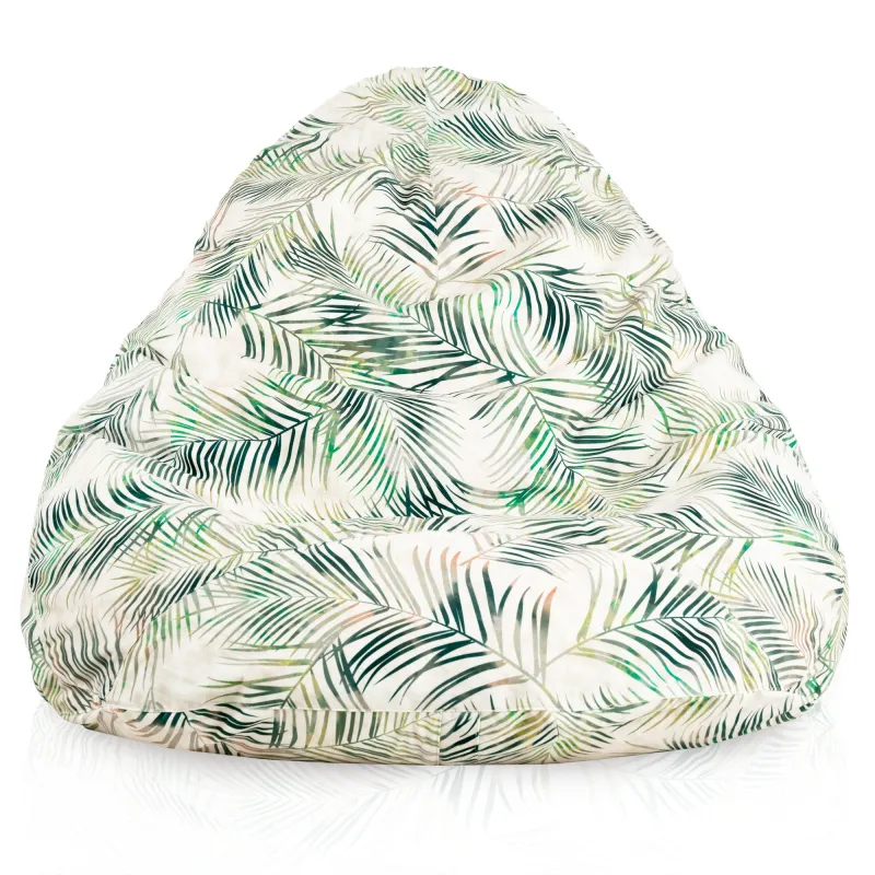 Pouf avec Dossier XXL Drop - Tissu Imprimé Premium – vue 31