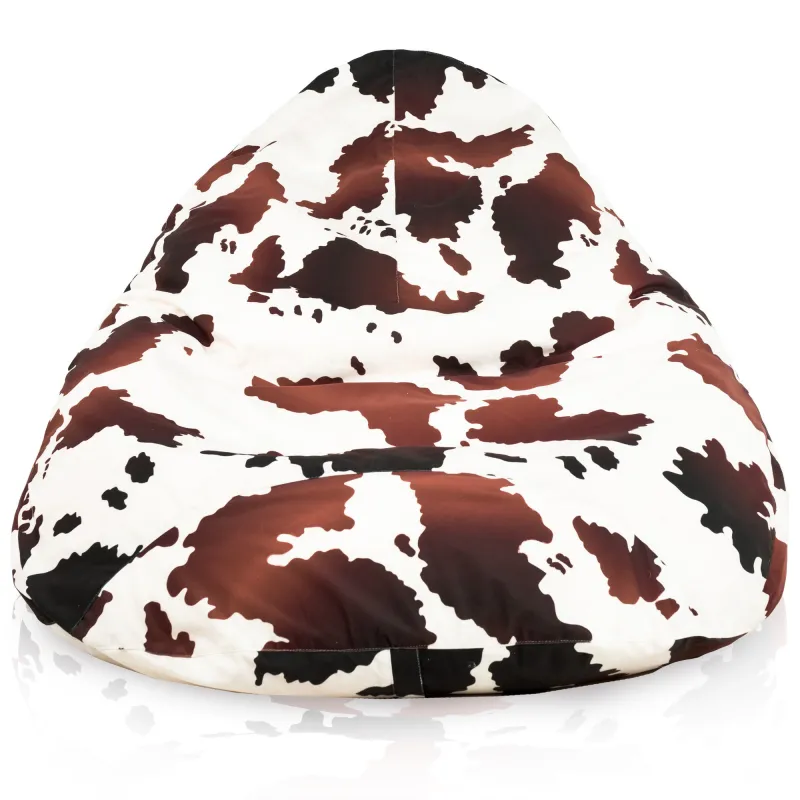 Pouf avec Dossier XXL Drop - Tissu Imprimé Premium – vue 22