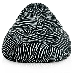 Pouf avec Dossier XXL Drop - Tissu Imprimé Premium – vue 29