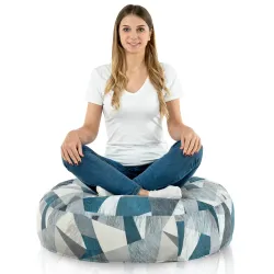 Coussin Pouf de Sol Rond - Outdoor Pro d'extérieur Jardin Imperméable – vue 3