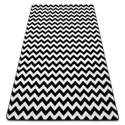Tapis SKETCH - F561 crème et blanc - Zigzag