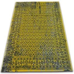Tapis Vintage Fleurs 22209/025 jaune