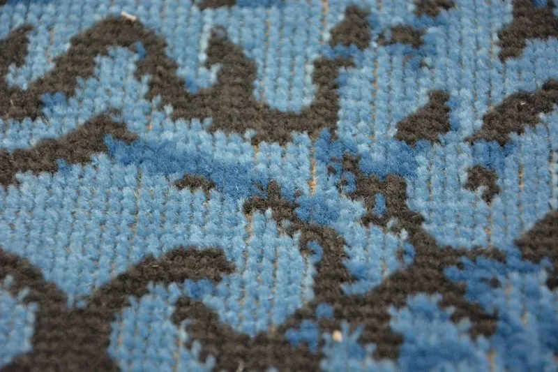 Tapis Vintage 22213/473 bleu classique