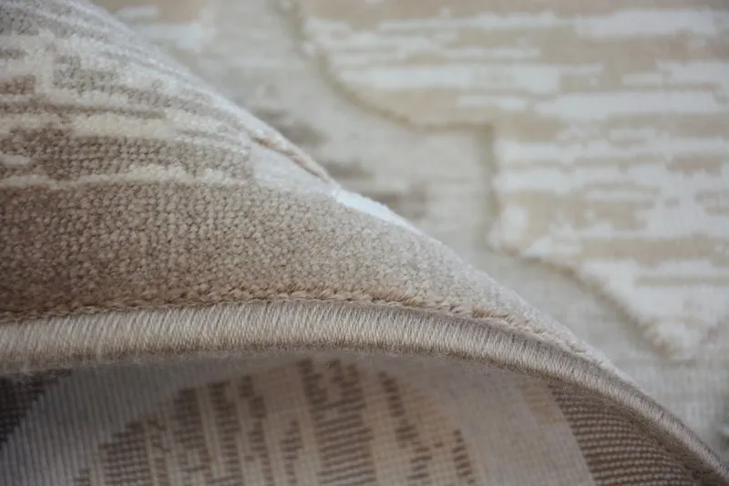 Dywan AKRYL YAZZ 3766 D.Beige/Brown Koniczyna Marokańska Trellis