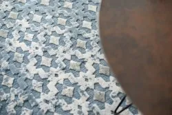 Tapis ACRYLIQUE YAZZ 7006 ORIENT bleu