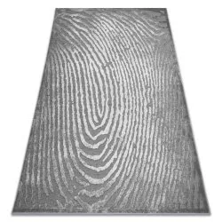 Tapis ACRYLIQUE YAZZ W8540 EMPREINTE DIGITALE gris