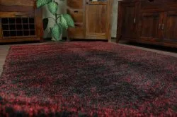 Dywan SHAGGY NARIN P901 black red