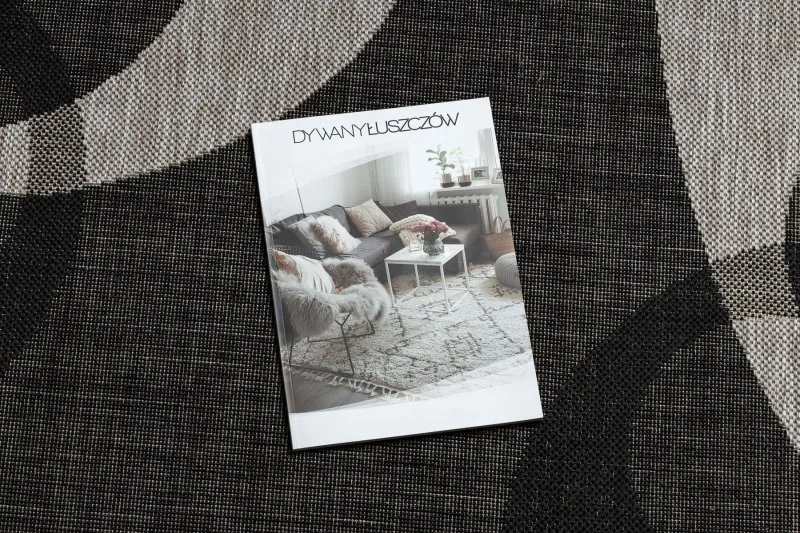 TAPIS EN CORDE SISAL FLOORLUX 20078 NOIR / argentin
