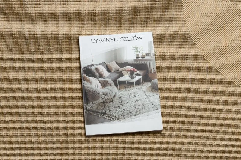 DYWAN SZNURKOWY SIZAL FLOORLUX 20078 mais / coffeee