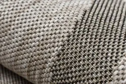 TAPIS EN CORDE SISAL FLOORLUX 20078 argentin / noir