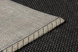TAPIS EN CORDE SISAL FLOORLUX 20195 NOIR / argentin
