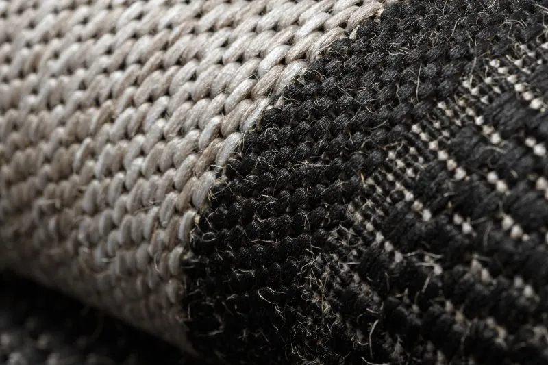 TAPIS EN CORDE SISAL FLOORLUX 20195 NOIR / argentin