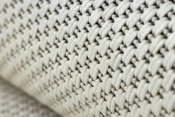 Tapis EN CORDE SISAL FLAT 48663/060 crème LISSE