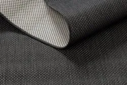 Tapis EN CORDE SISAL FLAT 48663/090 noir LISSE