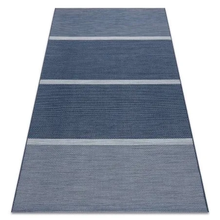 Tapis EN CORDE SISAL COLOR 47011/309 Rayures Bleu
