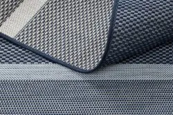 Tapis EN CORDE SISAL COLOR 47011/309 Rayures Bleu