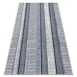Tapis EN CORDE SISAL COLOR 47276/396 Rayures Blanc