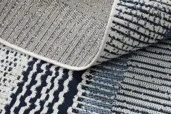 Tapis EN CORDE SISAL COLOR 47276/396 Rayures Blanc