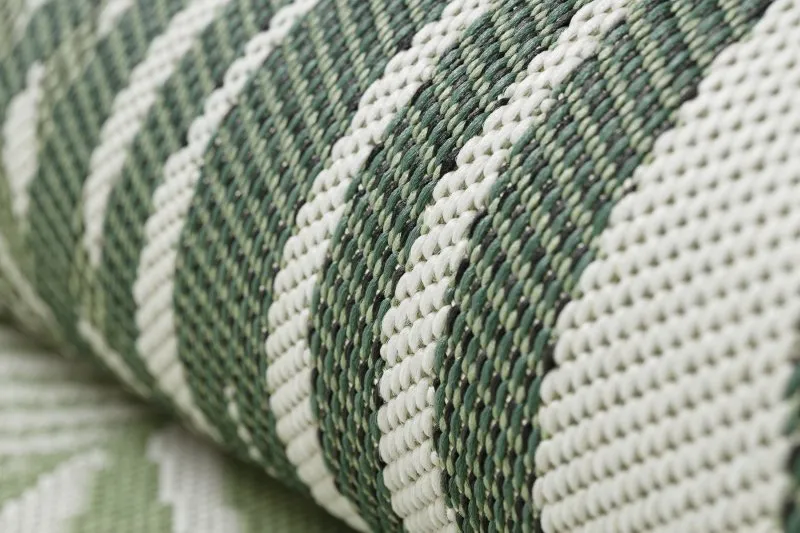 Tapis EN CORDE SISAL COLOR 19433/062 Feuilles Vert JUNGLE