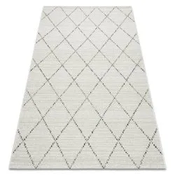 Tapis EN CORDE SISAL COLOR 19436/062 Losanges Carrés Beige