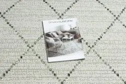 Tapis EN CORDE SISAL COLOR 19436/062 Losanges Carrés Beige