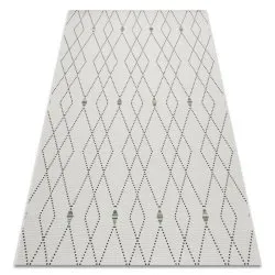 Tapis EN CORDE SISAL COLOR 19443/062 Losanges Crème