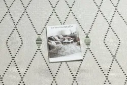 Tapis EN CORDE SISAL COLOR 19443/062 Losanges Crème