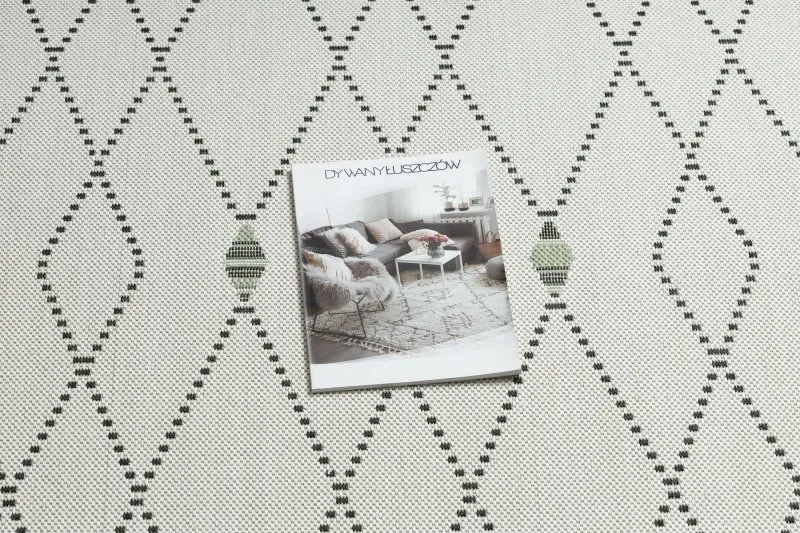 Tapis EN CORDE SISAL COLOR 19443/062 Losanges Crème