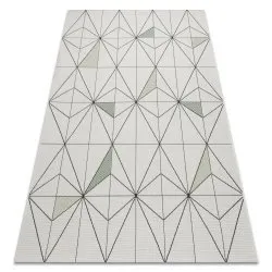Tapis EN CORDE SISAL COLOR 19447/062 Losanges Triangles Crème