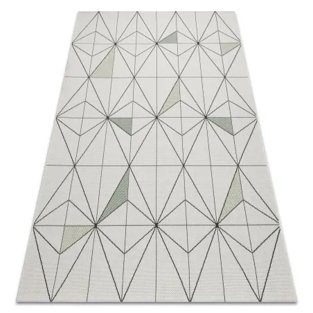 Tapis EN CORDE SISAL COLOR 19447/062 Losanges Triangles Crème