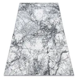 Tapis ACRYLIQUE VALENCIA 073 Marbre gris clair / gris foncé