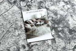 Tapis ACRYLIQUE VALENCIA 073 Marbre gris clair / gris foncé