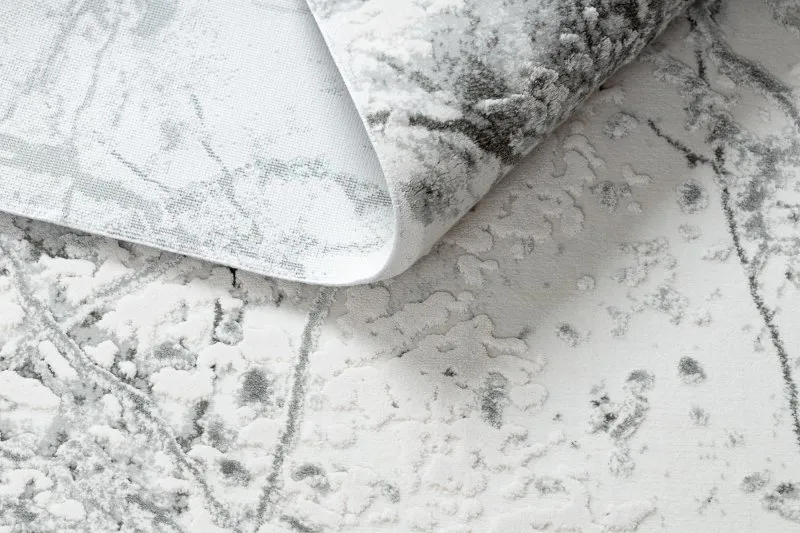 Tapis ACRYLIQUE VALENCIA 073 Marbre gris clair / gris foncé