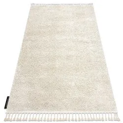 Tapis BERBER 9000 crème Franges berbère marocain shaggy