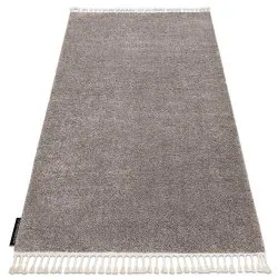 Tapis BERBER 9000 marron Franges berbère marocain shaggy