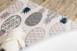 Tapis HEOS 78464 crème / rose / bleu / gris ANANAS
