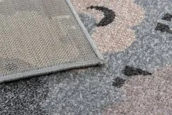 Tapis HEOS 78468 gris / bleu MOUTONS
