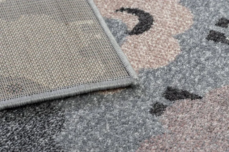 Tapis HEOS 78468 gris / bleu MOUTONS