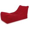 Rouge Pouf Poire Fauteuil Lounge Athènes velours