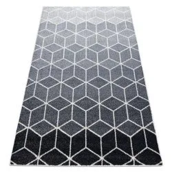 Tapis HEOS 78590 crème / argent / anthracite CUBE