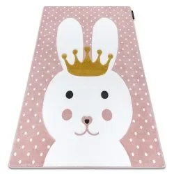 Tapis PETIT BUNNY PETIT LAPIN rose