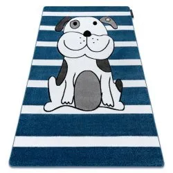 Tapis PETIT PUPPY CHIOT bleu